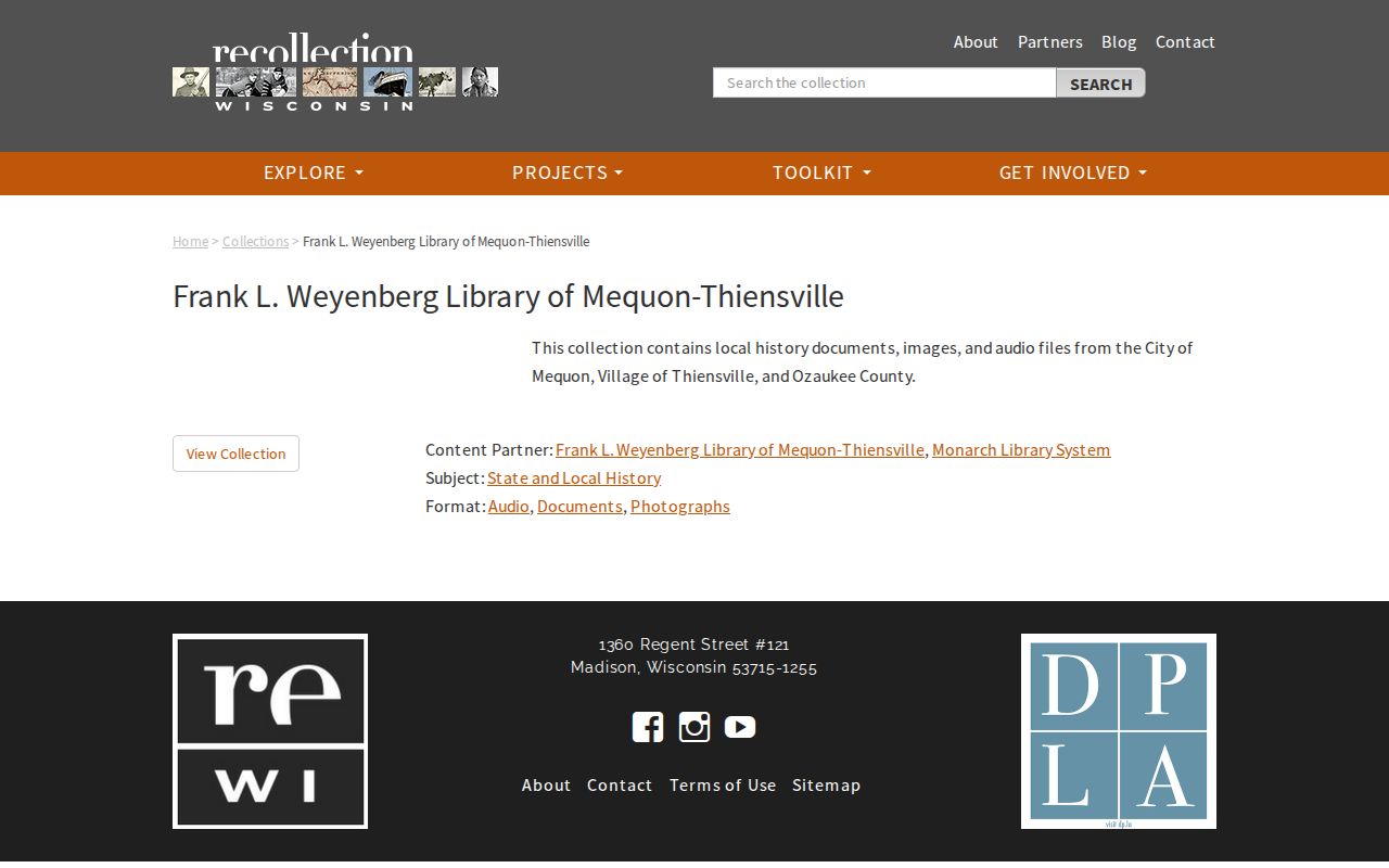 Mequon city directory research collection at Recollection Wisconsin