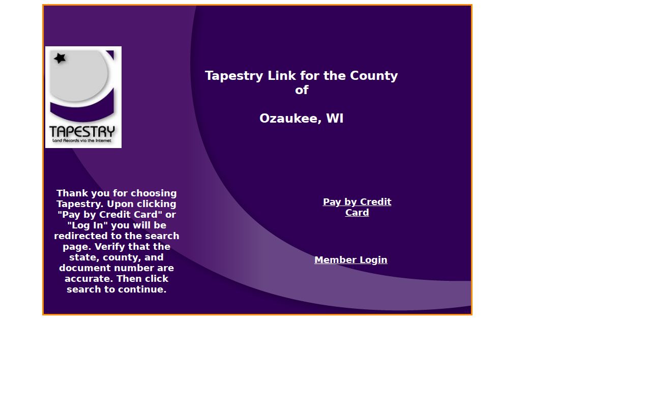 Mequon residents directory Tapestry deed search